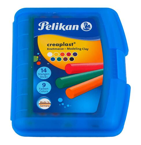 Pelikan Creaplast Knetmasse, 14 Stangen, 9 Farben