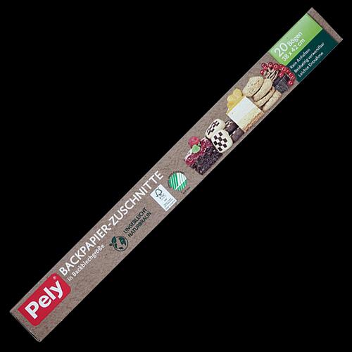 Pely Backpapier-Zuschnitte, 20 Bögen