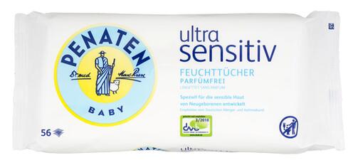 Penaten Baby Ultra Sensitiv Feuchttücher, 5er Pack