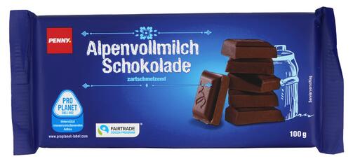 Penny Alpenvollmilch Schokolade, Fairtrade Cocoa Program