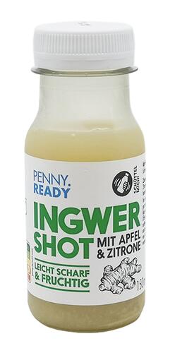 Penny Ready Ingwer Shot mit Apfel & Zitrone
