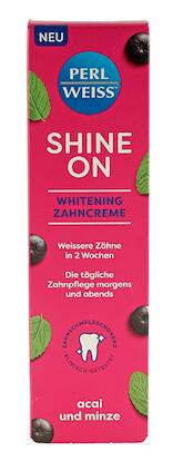 Perlweiss Shine On Whitening Zahncreme Acai und Minze