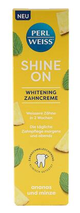 Perlweiss Shine On Whitening Zahncreme Ananas und Minze