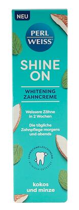 Perlweiss Shine On Whitening Zahncreme Kokos und Minze