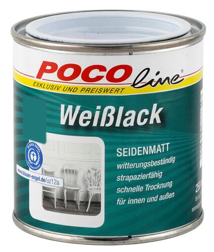 Pocoline Weißlack seidenmatt