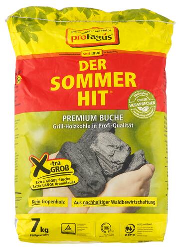Pro Fagus Der Sommer Hit Premium Buche Grill-Holzkohle
