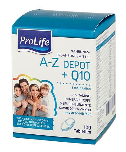 Pro Life A-Z Depot + Q10, Tabletten