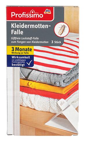 Profissimo Kleidermotten-Falle, Lockstoff-Klebefalle