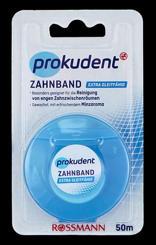 Prokudent Zahnband extra gleitfähig, mit Minzaroma