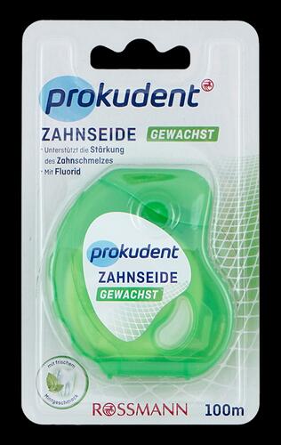 Prokudent Zahnseide Mintgeschmack mit Fluorid, gewachst
