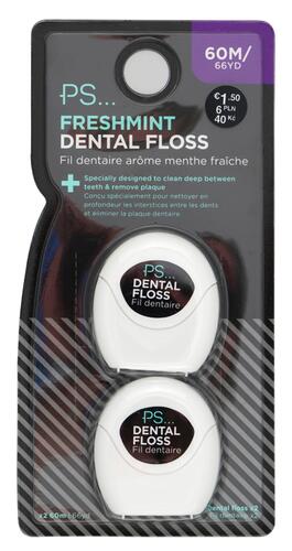 PS Freshmint Dental Floss (Black Edition)