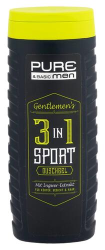 Pure & Basic Men Gentlemen's 3 in 1 Sport Duschgel