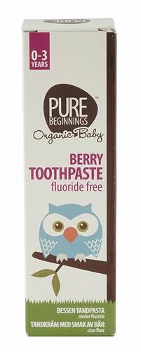 Pure Beginnings Berry Toothpaste Fluoride Free Pure Beginnings Berry Toothpaste Fluoride Free