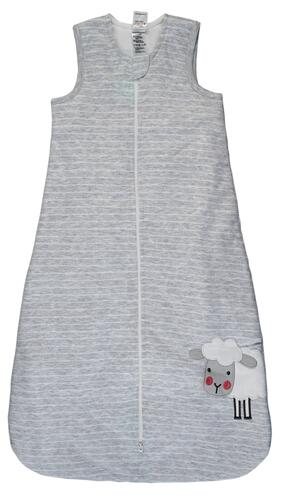 Pusblu Kinder Schlafsack Schaf-Motiv, grau