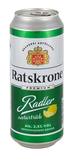 Ratskrone Premium Radler naturtrüb