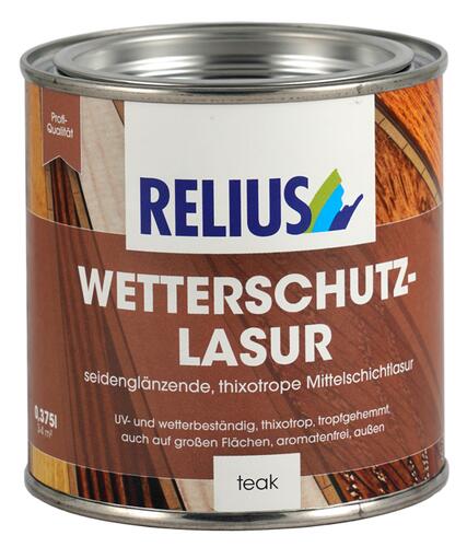 Relius Wetterschutz-Lasur, Teak