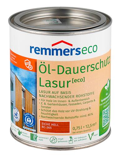 Remmers Eco Öl-Dauerschutz Lasur, Eiche hell RC-365