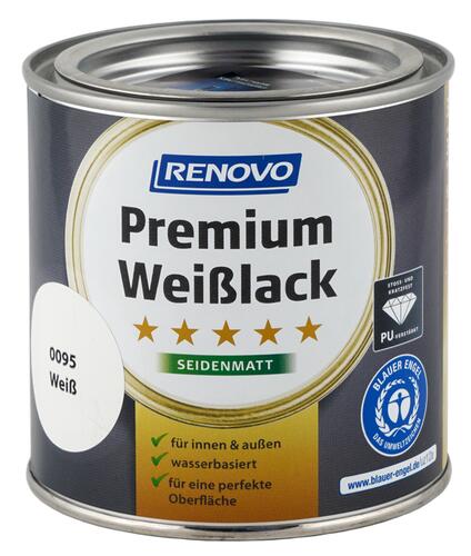 Renovo Premium Weißlack seidenmatt 0095 weiß