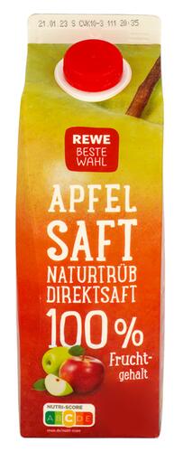 Rewe Beste Wahl Apfel Saft naturtrüb