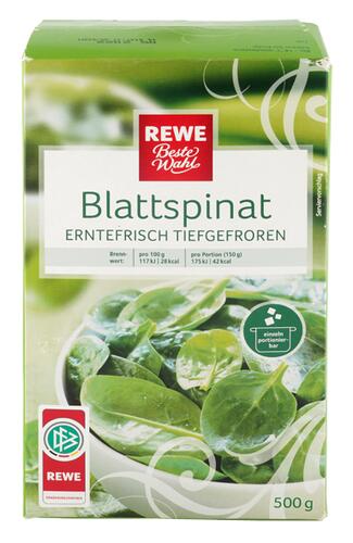 Rewe Beste Wahl Blattspinat