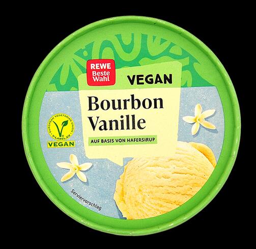 Rewe Beste Wahl Bourbon Vanille, vegan