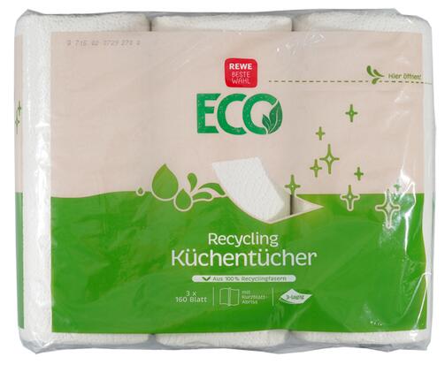 Rewe Beste Wahl Eco Recycling Küchentücher