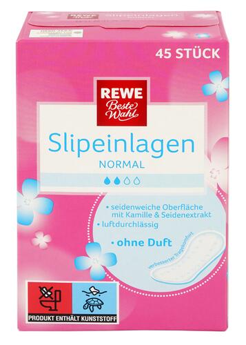 Rewe Beste Wahl Slipeinlagen, normal