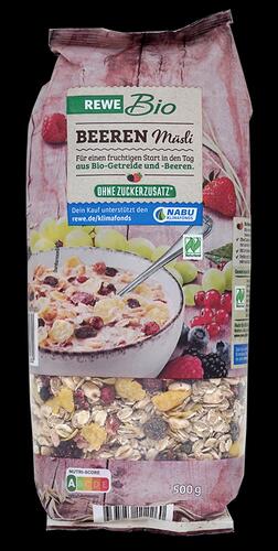 Rewe Bio Beeren Müsli, Naturland