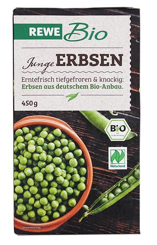 Rewe Bio Junge Erbsen, Naturland Rewe Bio Junge Erbsen, Naturland