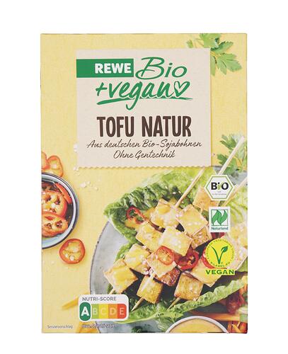 Rewe Bio vegan Tofu Natur, Naturland