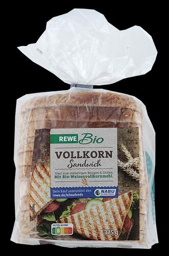 Rewe Bio Vollkorn Sandwich