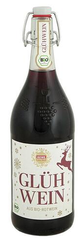 Rewe Feine Welt Glühwein aus Bio-Rotwein