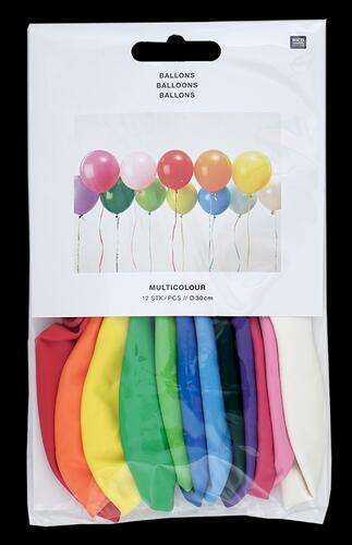 Rico Design Ballons Multicolour 12 Stk