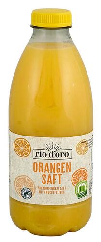 Rio d'Oro Orangensaft Premium Direktsaft mit Fruchtfleisch, gekühlt