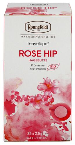 Ronnefeldt Teavelope Rose Hip Hagebutte Früchtetee, Beutel