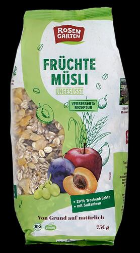 Rosengarten Früchte Müsli