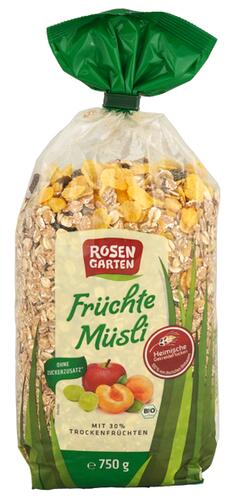 Rosengarten Früchte Müsli