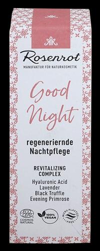 Rosenrot Good Night regenerierende Nachtpflege