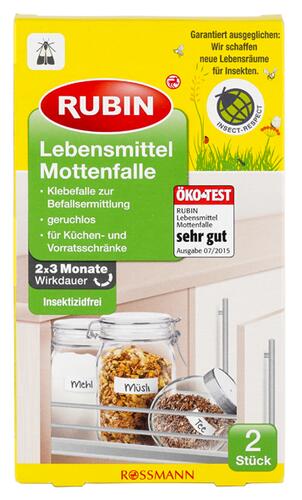 Rubin Lebensmittel Mottenfalle