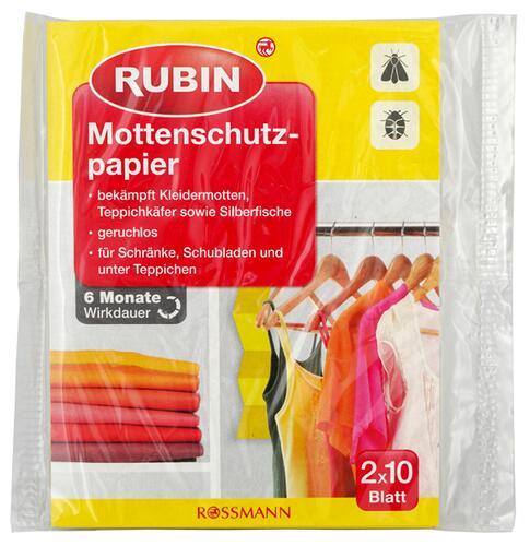 Rubin Mottenschutzpapier