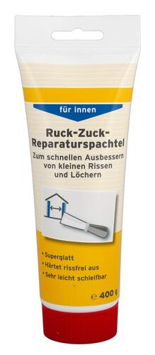 Ruck-Zuck-Reparaturspachtel, Innen