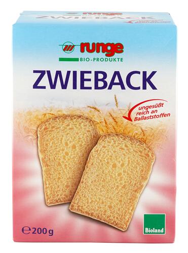 Runge Zwieback ungesüßt, Bioland