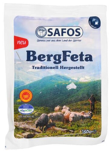 Safos Berg Feta Traditionell Hergestellt