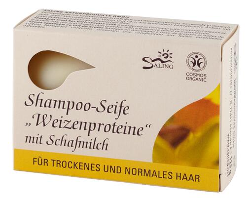 Saling Shampoo-Seife Weizenproteine mit Schafmilch