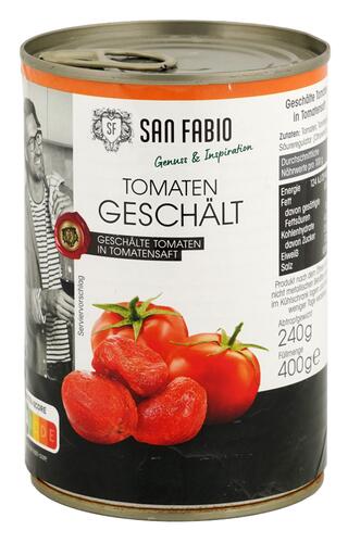 San Fabio Tomaten geschält in Tomatensaft