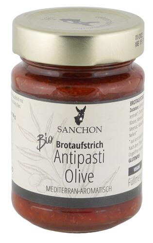 Sanchon Bio Brotaufstrich Antipasti Olive