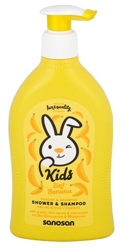 Sanosan Kids 2in1 Banana Dusche & Shampoo