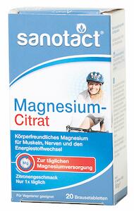 Sanotact Magnesium-Citrat, Brausetabletten