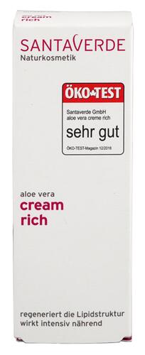 Santaverde Aloe Vera Cream Rich