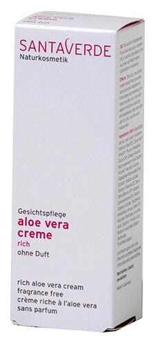 Santaverde Gesichtspflege Aloe Vera Creme Rich